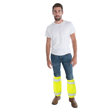 Cordova Leg Gaiters, Class E, Hi-Vis Lime, PR VLG101